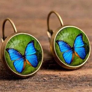 Vibrant Bohemian Gypsy Round Drop Earrings